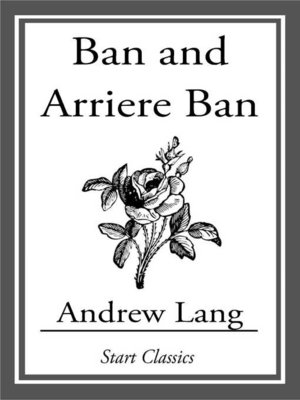 cover image of Ban and Arriere Ban